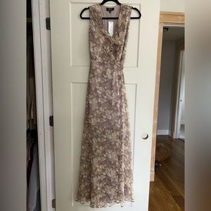 NWT Aakaa floral wrap dress